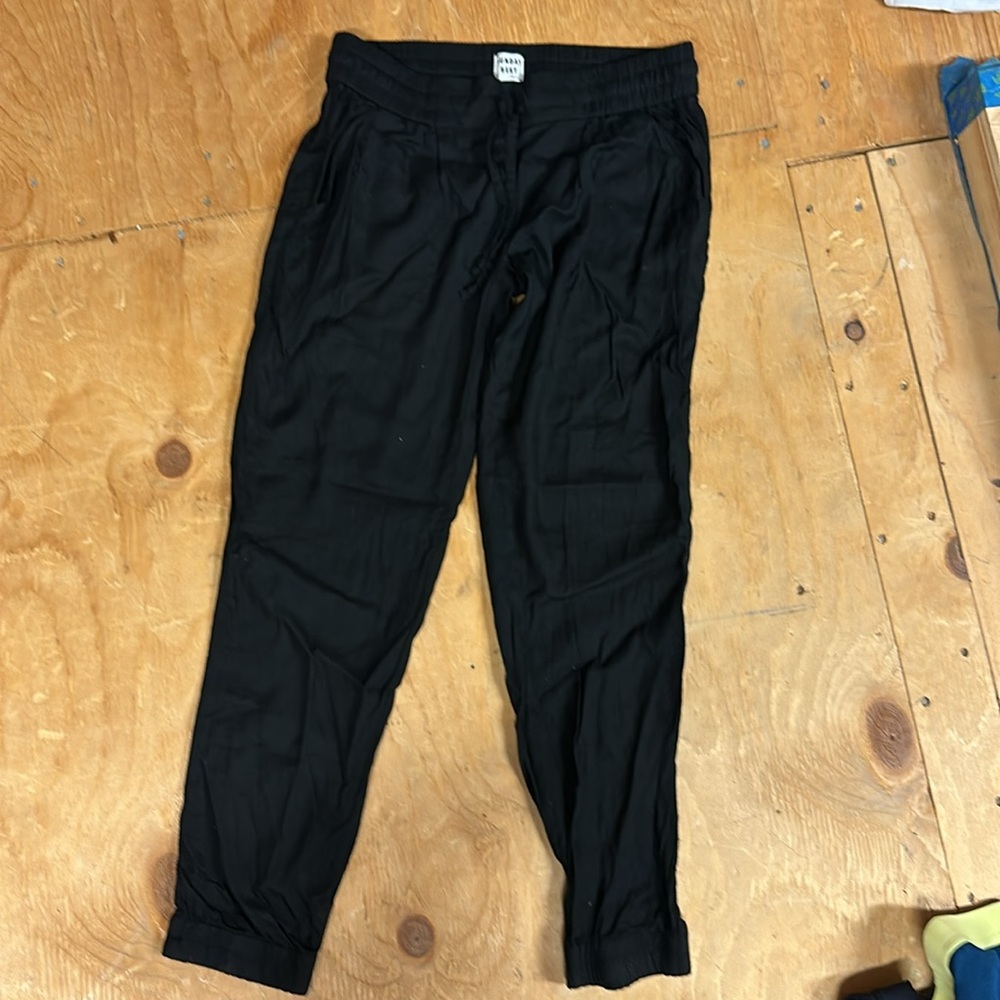 Aritzia Sunday Best - black rayon jogger